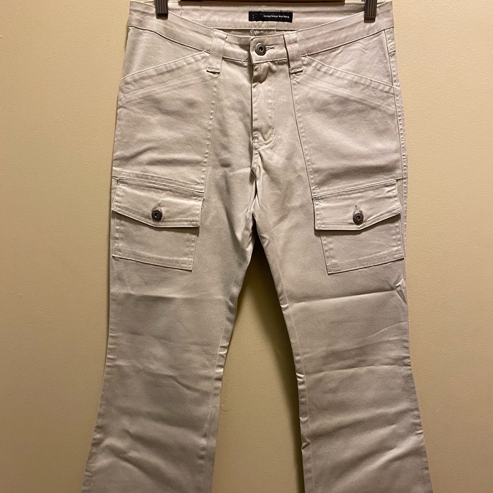 ✨BRAND NEW✨ STREETWEAR SOCIETY BEIGE CARGO PANTS EARLY 2000's